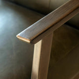 Oslo Leather Armchair – Heritage Green