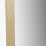Pacific Lifestyle Brushed Gold Arched Floor Mirror