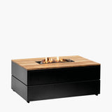 Pacific Lifestyle Cosipure Fire Pit – Black & Teak – 120