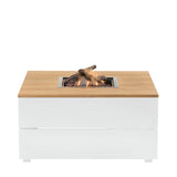 Pacific Lifestyle Cosipure Fire Pit – White & Teak – 100