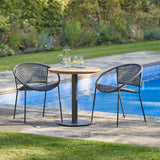 Pacific Lifestyle Dakota Outdoor Bistro Set – Black