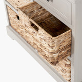 Pacific Lifestyle Devonshire 2 Drawer 4 Basket Unit - Putty