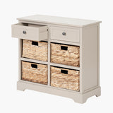 Pacific Lifestyle Devonshire 2 Drawer 4 Basket Unit - Putty