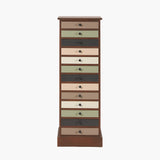 Pacific Lifestyle Loft 13 Drawer Unit - Sage Multicoloured