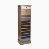 Pacific Lifestyle Loft 13 Drawer Unit - Blue Multicoloured
