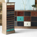 Pacific Lifestyle Loft 13 Drawer Unit - Blue Multicoloured