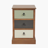 Pacific Lifestyle Loft 3 Drawer Unit - Sage Multicoloured