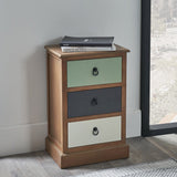 Pacific Lifestyle Loft 3 Drawer Unit - Sage Multicoloured