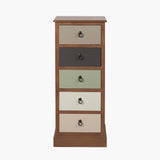 Pacific Lifestyle Loft 5 Drawer Unit - Sage Multicoloured
