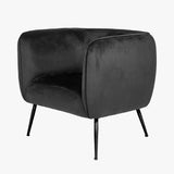 Pacific Lifestyle Lucca Armchair – Black Velvet