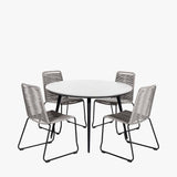 Pacific Lifestyle Pang Outdoor 4 Seater Dining Set – Mink