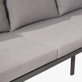 Pacific Lifestyle Stockholm Outdoor Corner Seating Set – Anthracite