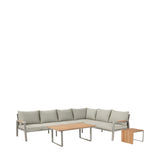 Pacific Lifestyle Stockholm Outdoor Corner Seating Set – Limestone