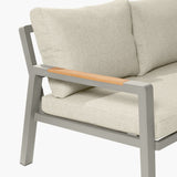 Pacific Lifestyle Stockholm Outdoor Corner Seating Set – Limestone