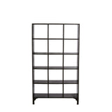 Light & Living Rayna Open Cabinet in Black Mango Wood