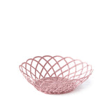 Pols Potten Bakkie Lace Basket in Pink