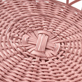 Pols Potten Bakkie Lace Basket in Pink - Large