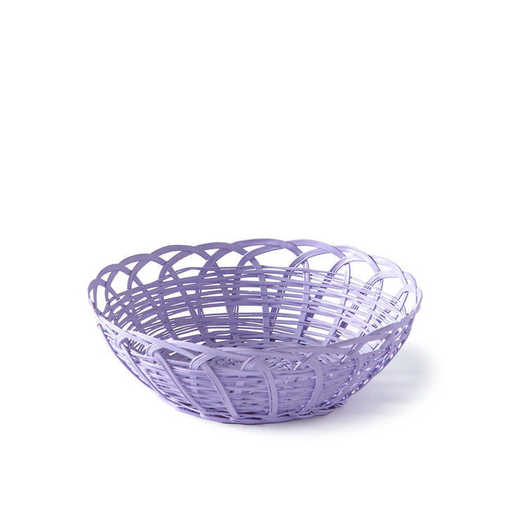 Pols Potten Bakkie Round Basket in Lilac