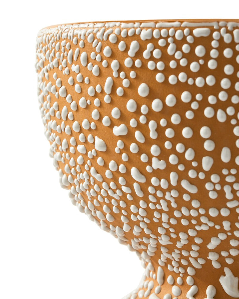 Pols Potten Boolb Dots Vase in Orange – Medium