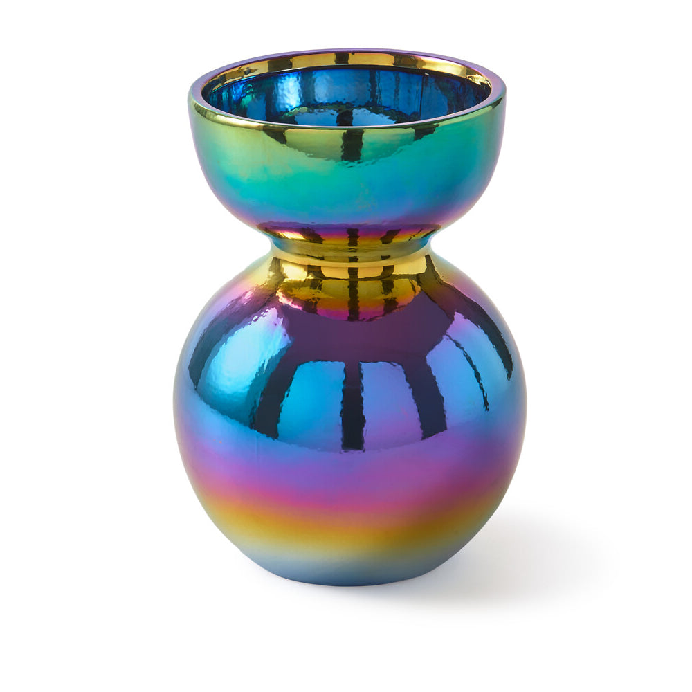 Pols Potten Boolb Vase in Multi-coloured Ceramic – Medium – Excess Stock