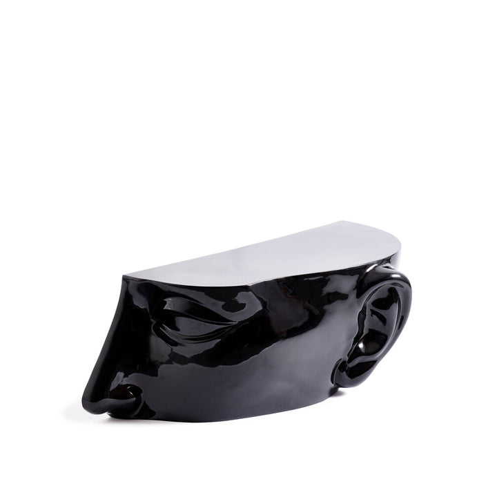 Pols Potten Head Coffee Table in Black – Right Top