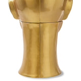 Pols Potten Head Coffee Table in Gold – Right Top