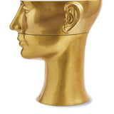 Pols Potten Head Coffee Table in Gold – Right Top