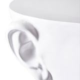 Pols Potten Head Coffee Table in White – Left Top