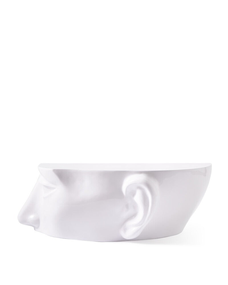 Pols Potten Head Coffee Table in White – Right Top