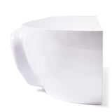 Pols Potten Head Coffee Table in White – Right Top