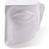 Pols Potten Head Coffee Table in White – Right Top