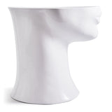 Pols Potten Head Side Table in White – Left Bottom