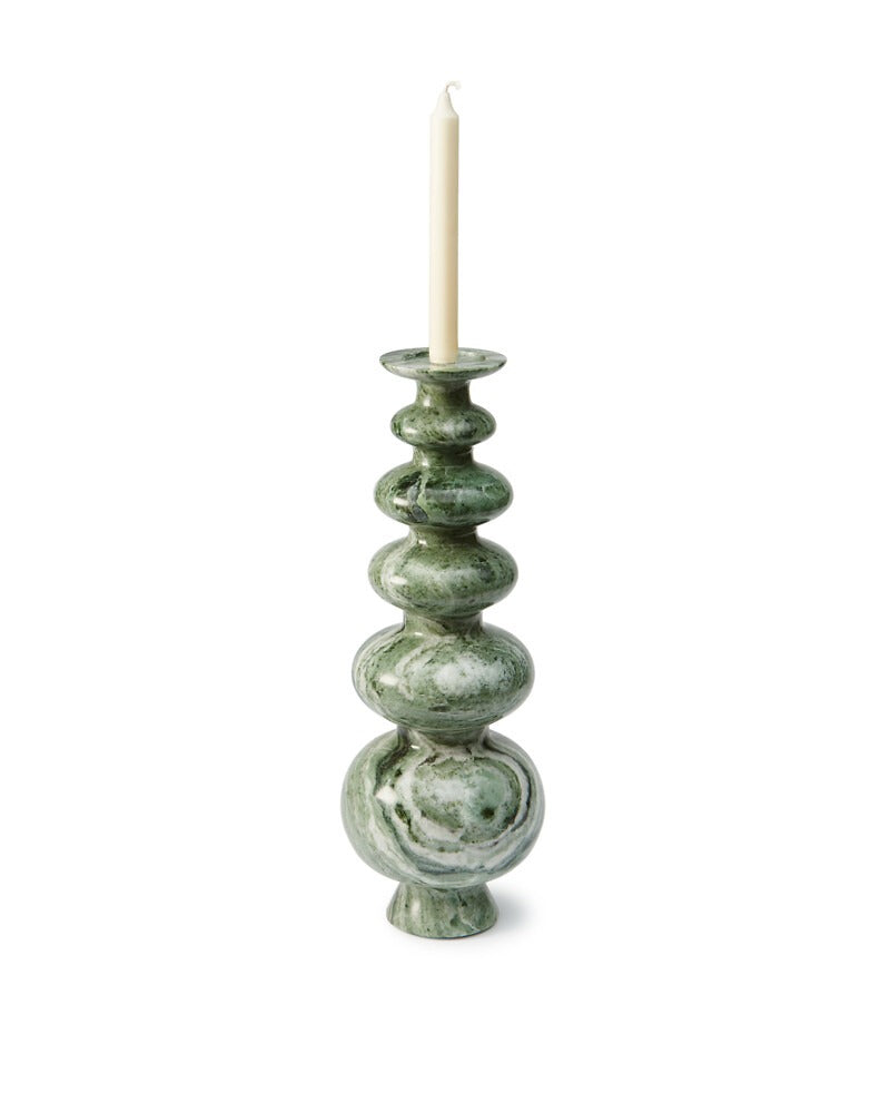 Pols Potten Heritage Sphere Candle Holder – Dark Green