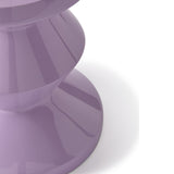 Pols Potten Migg Zig Zag Stool in Lilac Lacquered Polyester