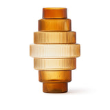 Pols Potten Steps Vase in Amber Glass – Extra Large