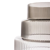 Pols Potten Steps Vase in Grey Glass – Extra Large
