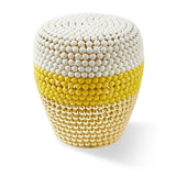 Pols Potten Striped Dot Stool – White