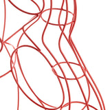 Pols Potten Three Ears Frame Vase in Coral Red Wire – Medium