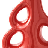 Pols Potten Three Ears Vase in Coral Red Ceramic – Medium