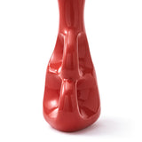 Pols Potten Three Ears Vase in Coral Red Ceramic – Medium