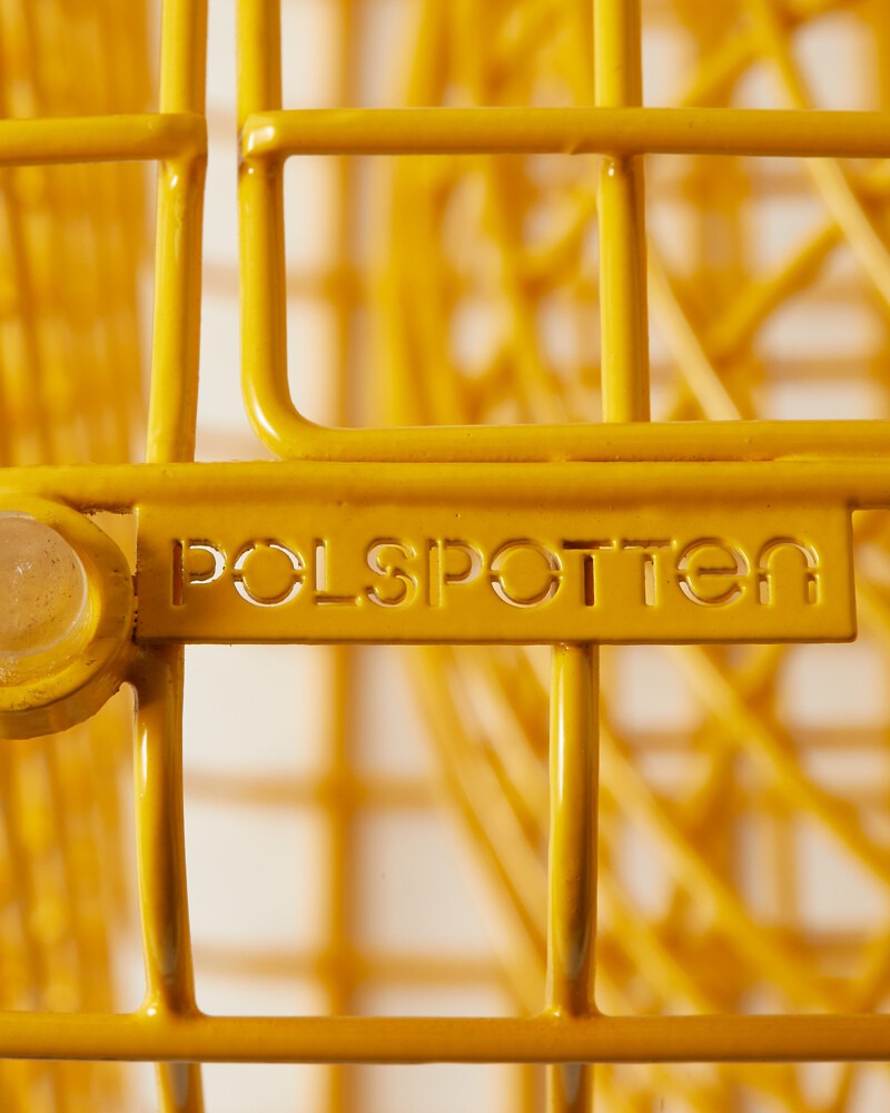 Pols Potten Wire Zig Zag Stool –  Yellow