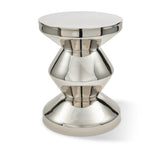 Pols Potten Zig Zag Metal Stool – Silver