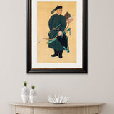 Portrait of the Imperial Bodyguard – York Slim Framed Print