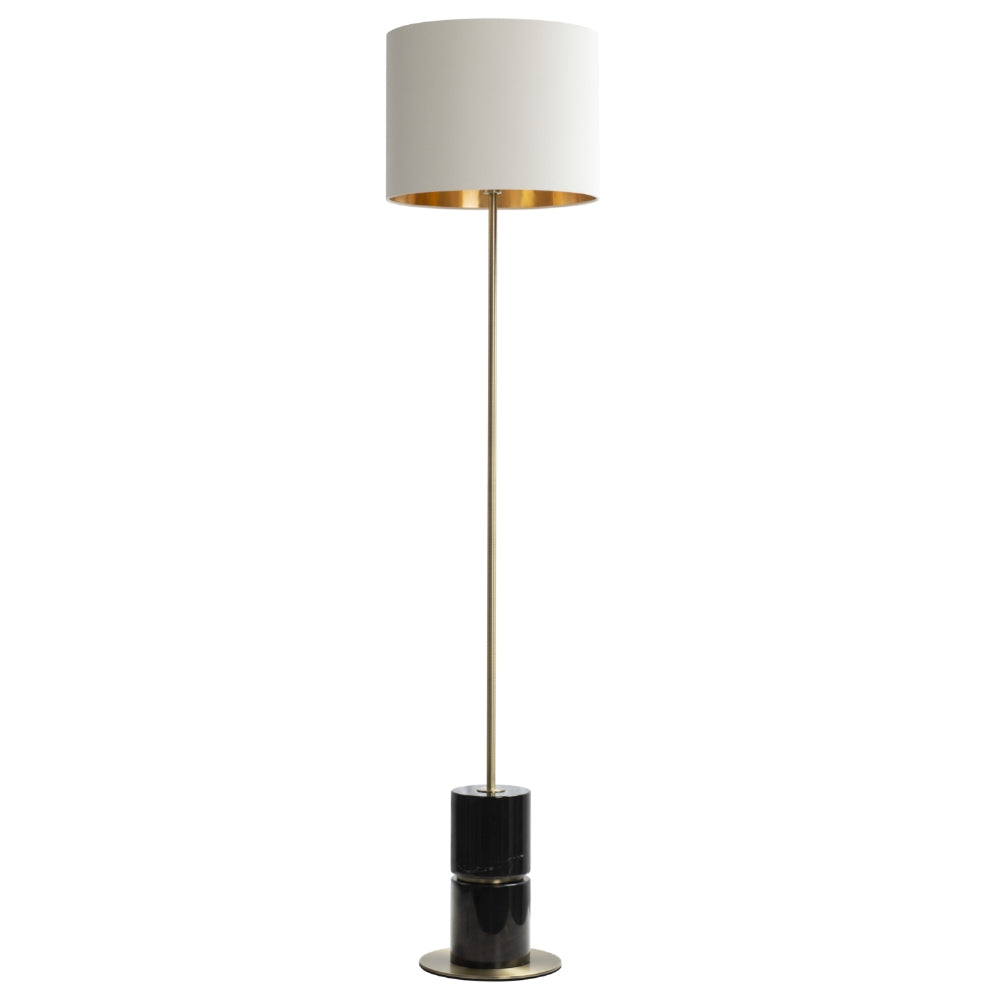 Black marble store floor lamp