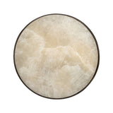 Raphael Side Table in Onyx and Dark Nickel