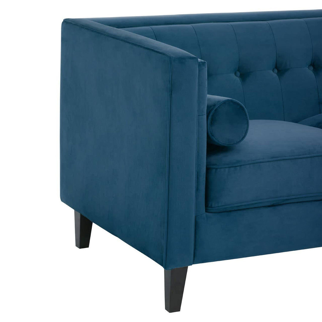 Rayla 3-Seater Sofa – Blue Velvet