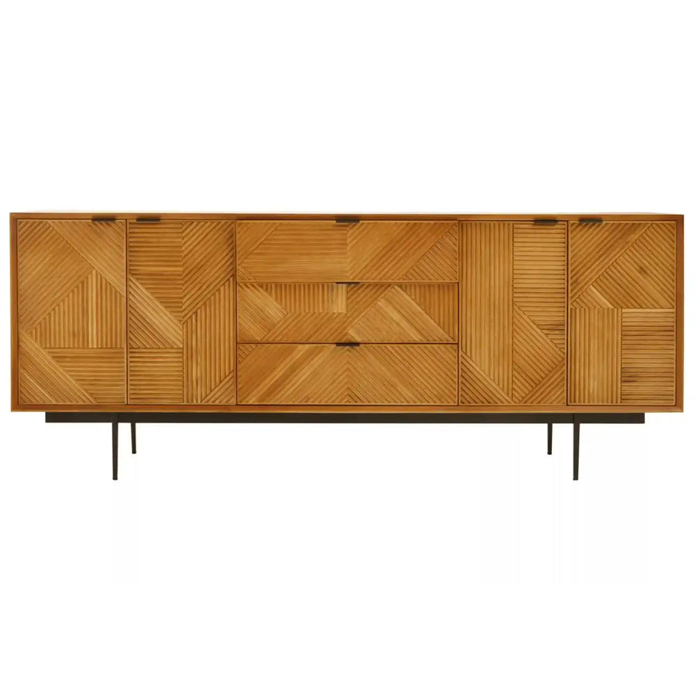 Geometric sideboard store