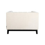 Richmond Interiors Beaudy Easy Chair in White Chenille