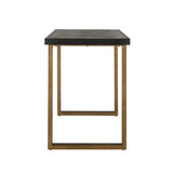 Richmond Interiors Blackbone Brass Bar Table