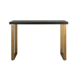 Richmond Interiors Blackbone Brass Bar Table